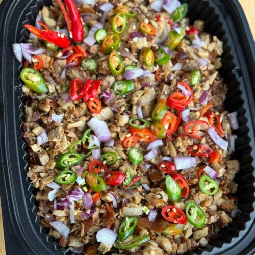 LECHON SISIG PARTY TRAY