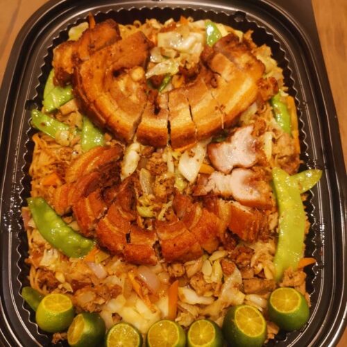LECHON PANCIT PARTY TRAY